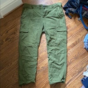 Green Scotch & Soda Fashion Cargo Pants